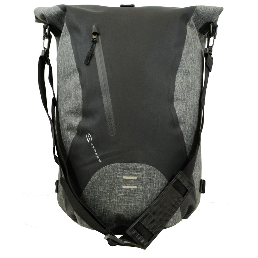(BM-BP1BKGY) WATERPROOF PANNIER BACKPACK - BLACK/GREY 
