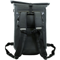 (BM-BP1BKGY) WATERPROOF PANNIER BACKPACK - BLACK/GREY 