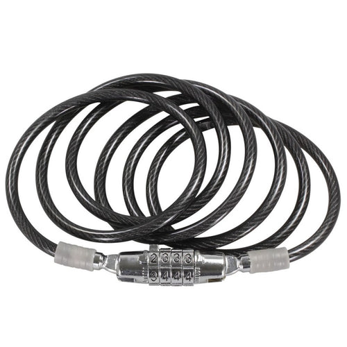 (LL-1) 6mm Coiled Cable Preset Combination Lock: 5ft