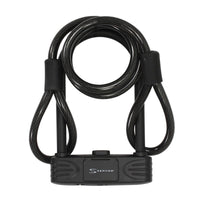 (ULC-165C) Combination U-Lock w/ Cable