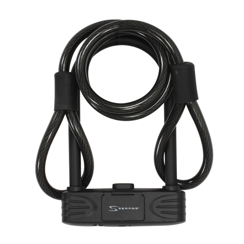 (ULC-165C) Combination U-Lock w/ Cable