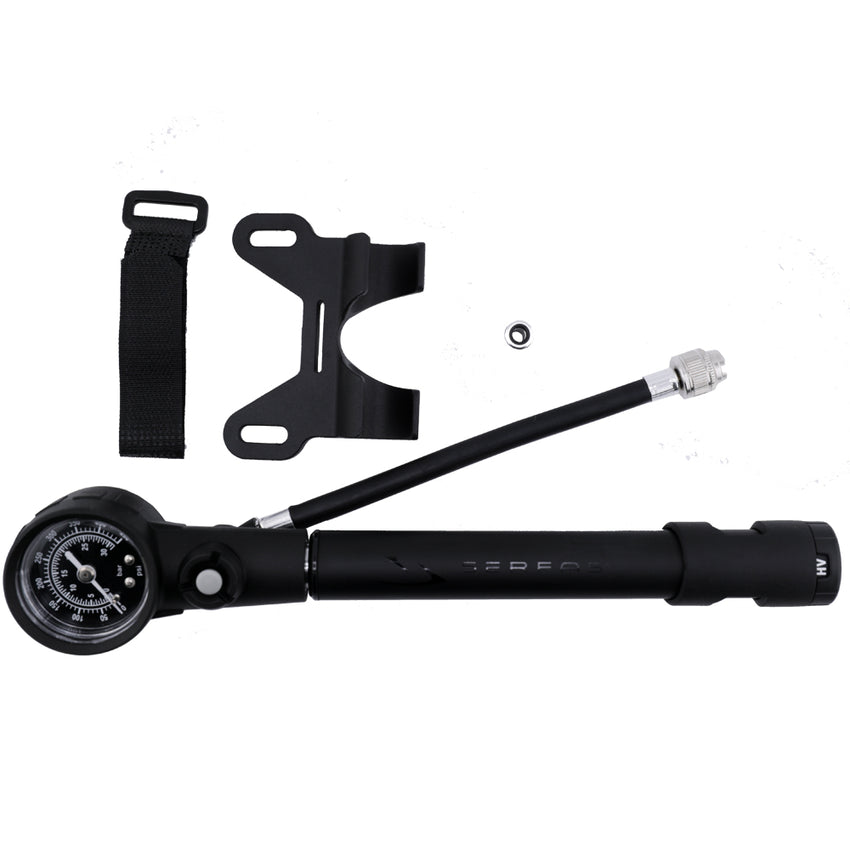 (MP-2N1HP) 2 IN 1 HIGH PRESSURE SHOCK/TIRE MINI PUMP (450PSI)