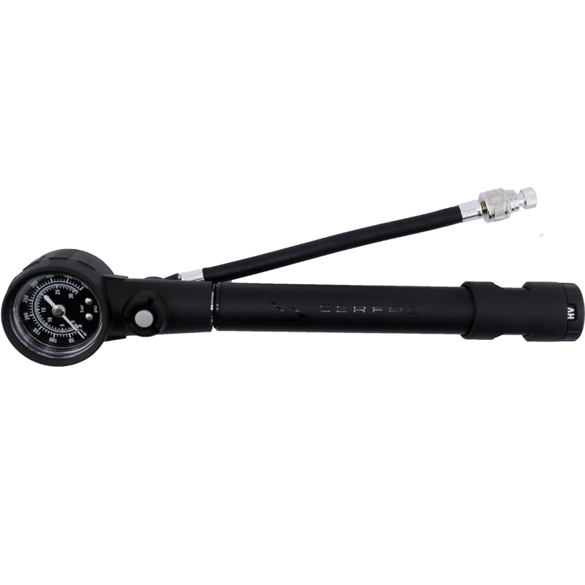 (MP-2N1HP) 2 IN 1 HIGH PRESSURE SHOCK/TIRE MINI PUMP (450PSI)