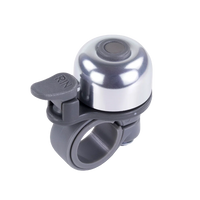 (BLA-101) Aluminum-Single Strike Handlebar Bell (Silver or Black)
