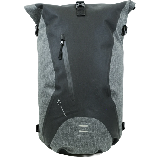 (BM-BP1BKGY) Waterproof Pannier Backpack -Black/Grey