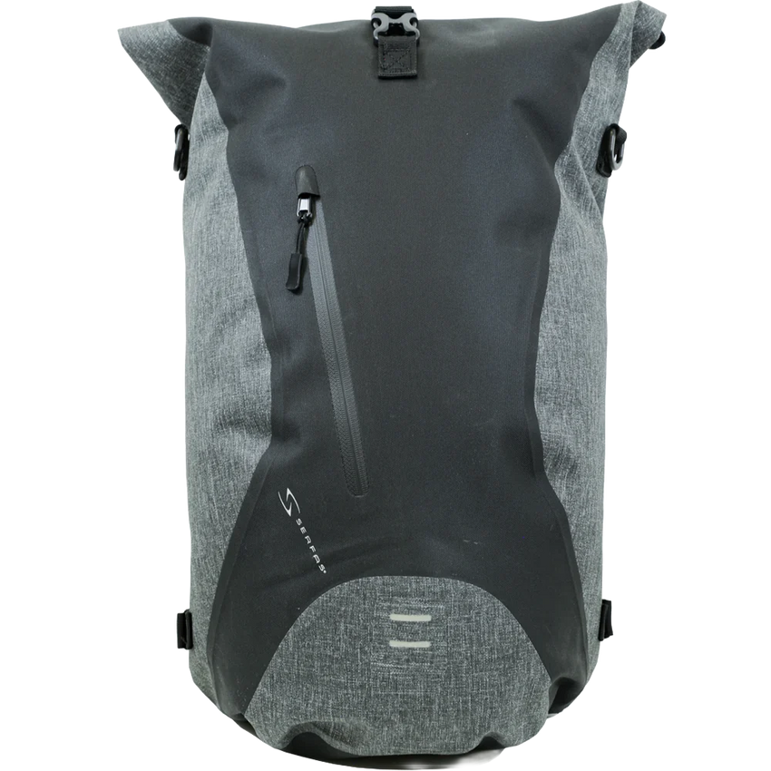 (BM-BP1BKGY) Waterproof Pannier Backpack -Black/Grey