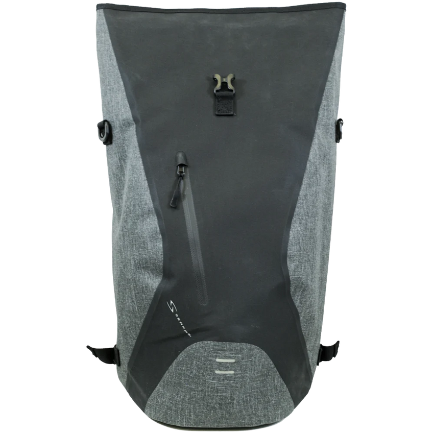 (BM-BP1BKGY) Waterproof Pannier Backpack -Black/Grey