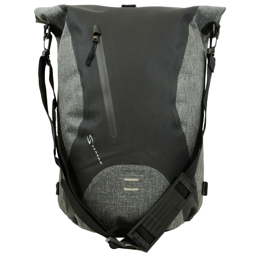 (BM-BP1BKGY) Waterproof Pannier Backpack -Black/Grey