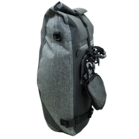 (BM-BP1BKGY) Waterproof Pannier Backpack -Black/Grey