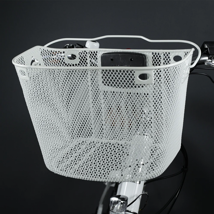 (BSK-F3) Metal Front Basket W/Mesh Bag