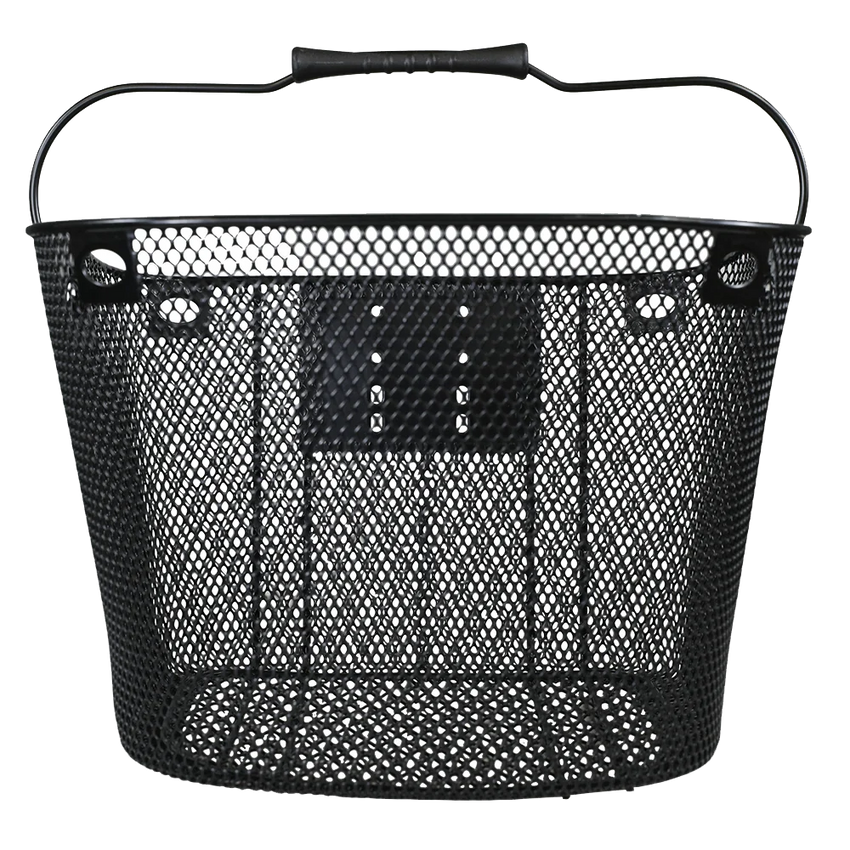 (BSK-F3) Metal Front Basket W/Mesh Bag