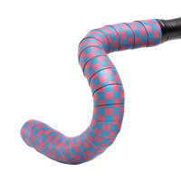 (BT-REFBLPK) Reflective Bar Tape - Blue/Pink Checkered
