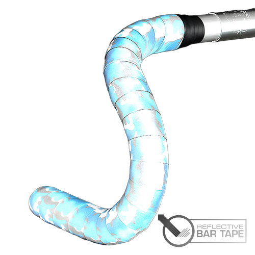 (BT-REFBL) Reflective Bar Tape - Blue Camo