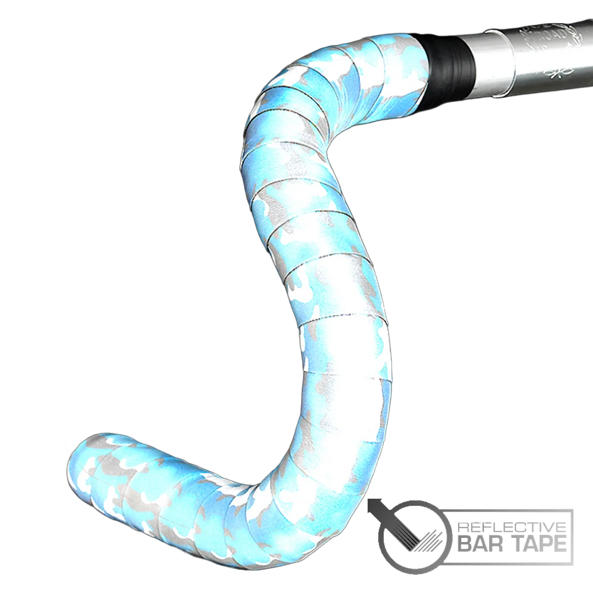 (BT-REFBL) Reflective Bar Tape - Blue Camo