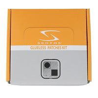 (PTCH-1) Glueless Patch Kits W / Steel Case - 10 Packs of 6 patches & Sandpaper