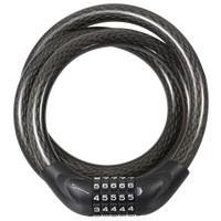 (CL-20) 20mm Straight Cable Combination Lock: 5ft