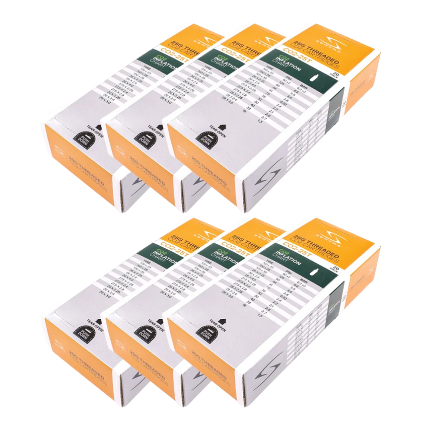 25 Gram CO2 Threaded Cartridge (20 Count)