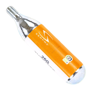 (CO2-25T120) 25 Gram CO2 Threaded Cartridge (120 Count)