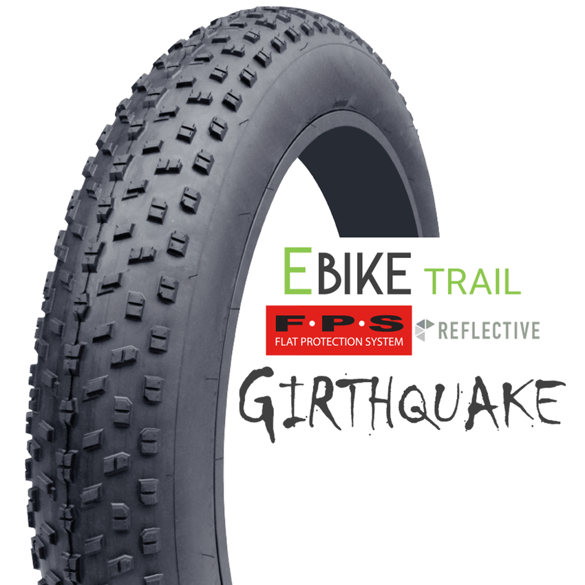 (E-GQ-20-4.0) GIRTHQUAKE 20 X 4.0 E-BIKE TRAIL TIRE
