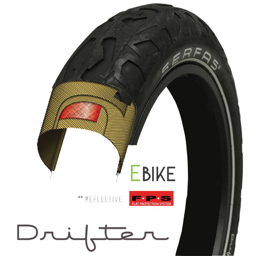 (E-CTR-20-4.25) E-Drifter W/Reflective Sidewall: 20 x 4.25