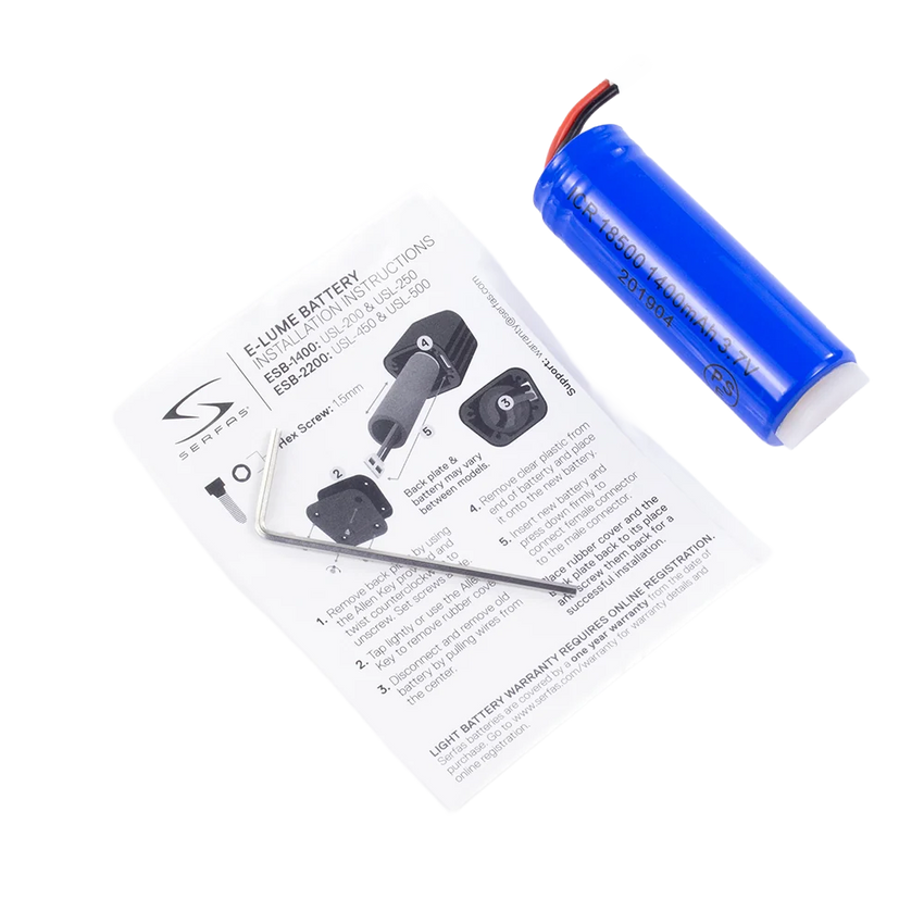 E-Lume Series Headlight Replacement Batteries