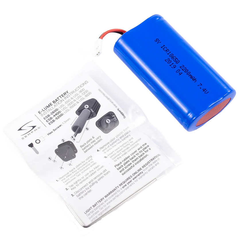E-Lume Series Headlight Replacement Batteries