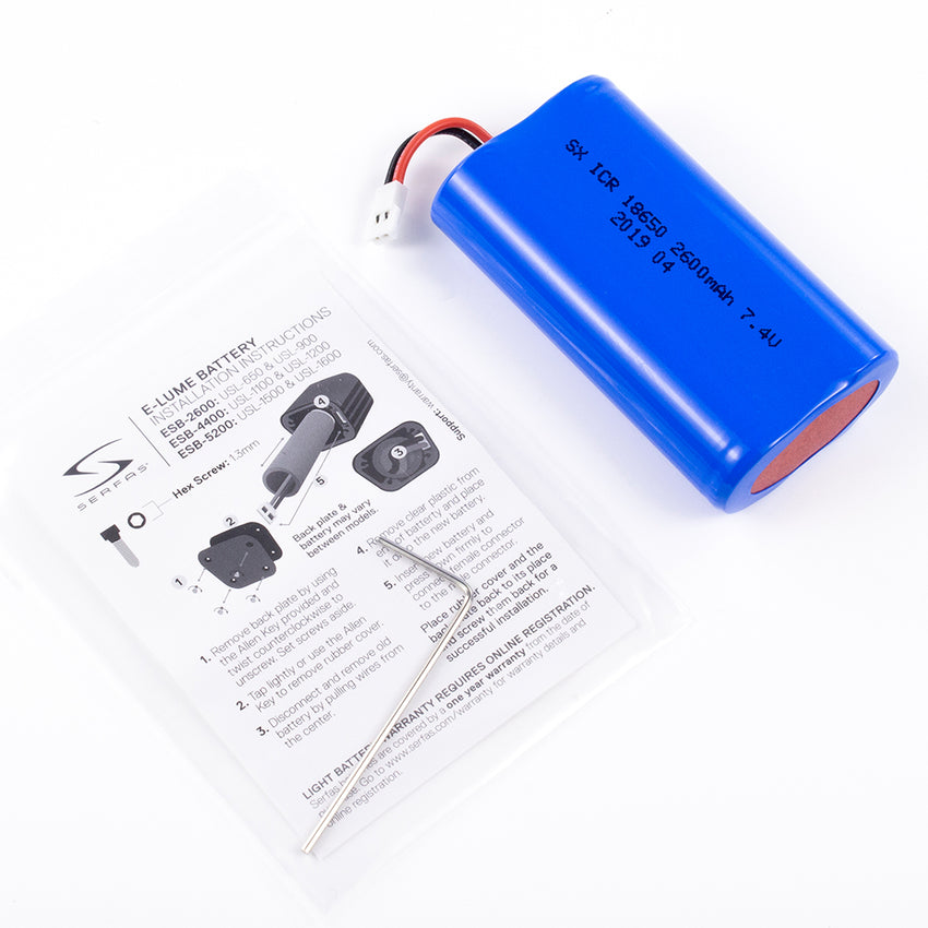 E-Lume Series Headlight Replacement Batteries