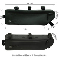 (BM-FR1BK) WATERPROOF HALF-FRAME BAG - BLACK