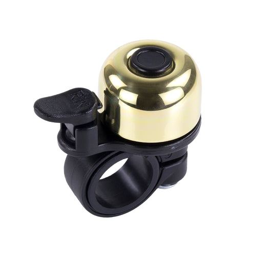 (BLB-101)  Brass-Single Strike Handlebar Bell (Black or Brass)