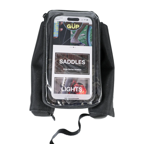(LT-STM6BK) Stem Dual Phone Bag - Velcro