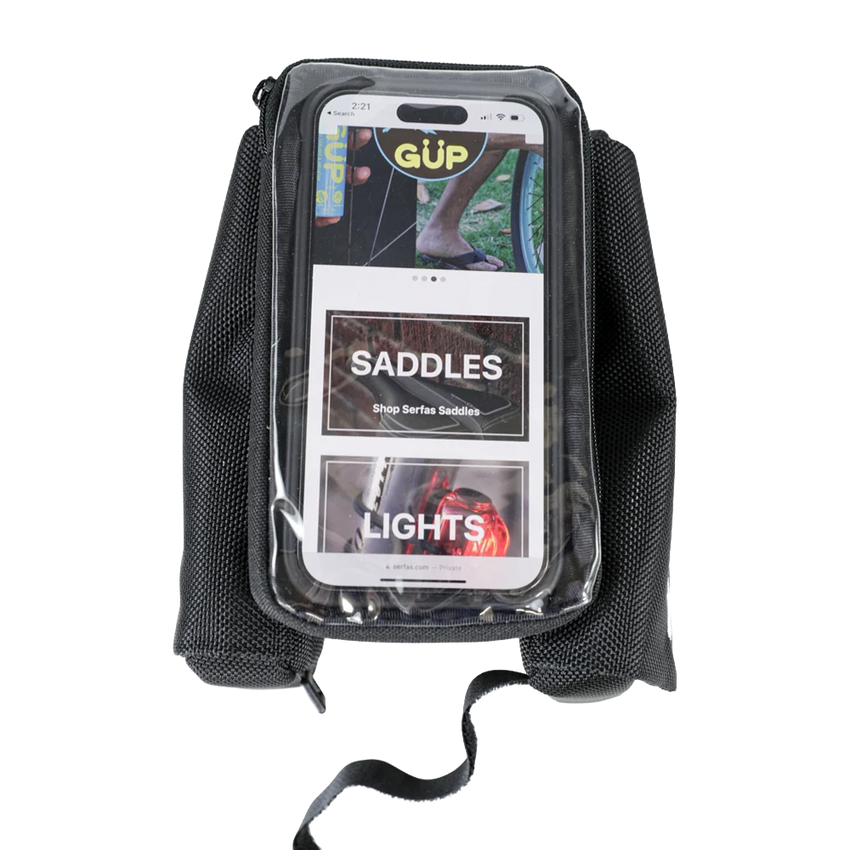 (LT-STM6BK) Stem Dual Phone Bag - Velcro