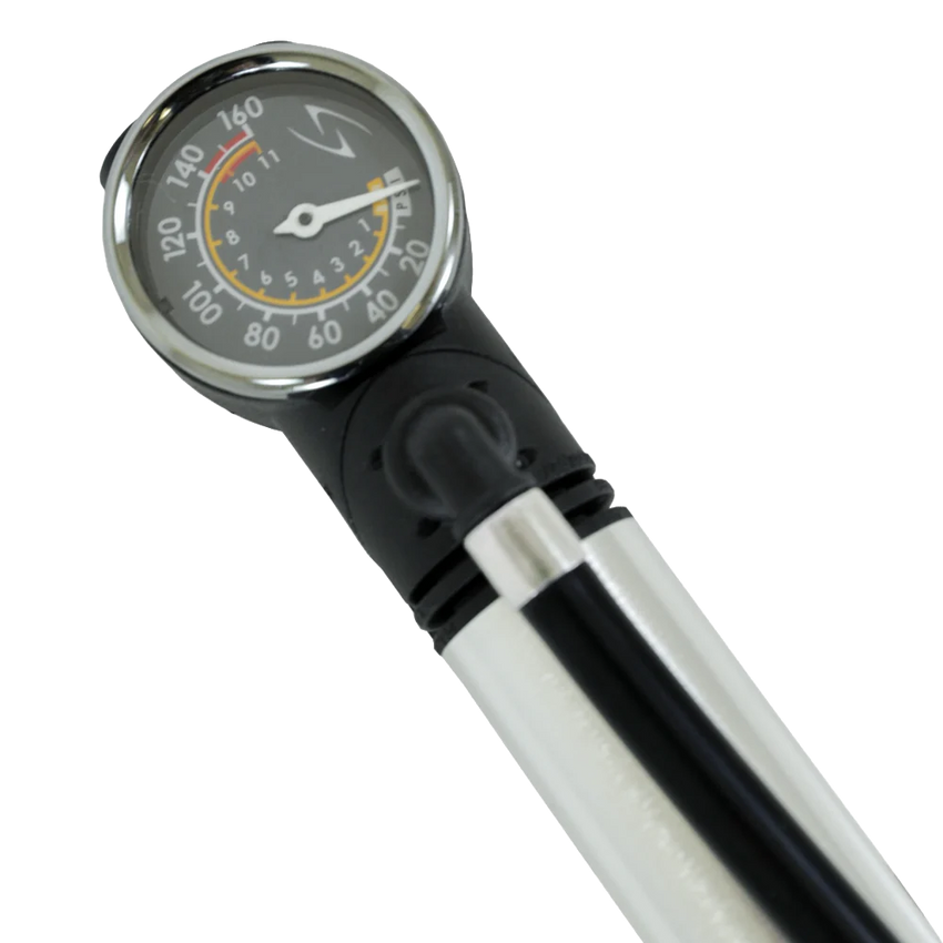 (MP-04G) Mini Floor Pump w/Gauge