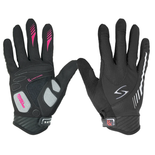 (RLW-BK) RX Women's Long Finger Gloves Black
