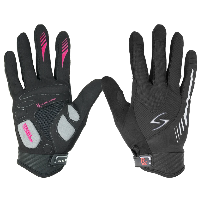 (RLW-BK) RX Women's Long Finger Gloves Black