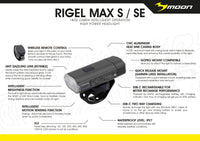 MOON RIGEL MAX-S 1600LM HEADLIGHT (88923)