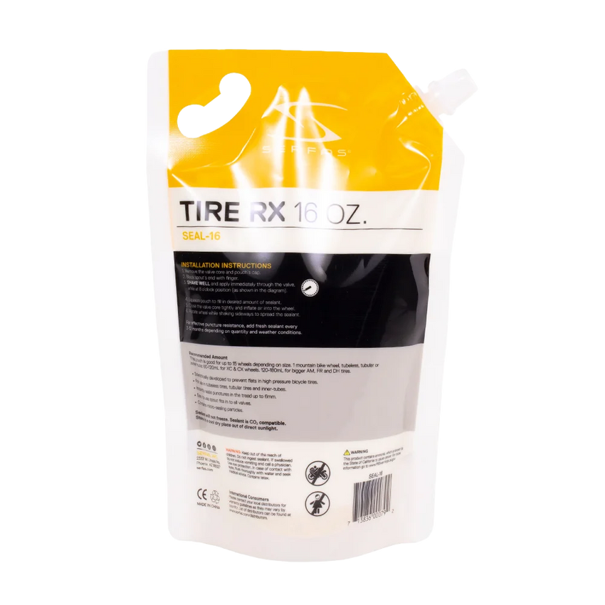 (SEAL-16) Tire RX Sealant: 16oz Pouch