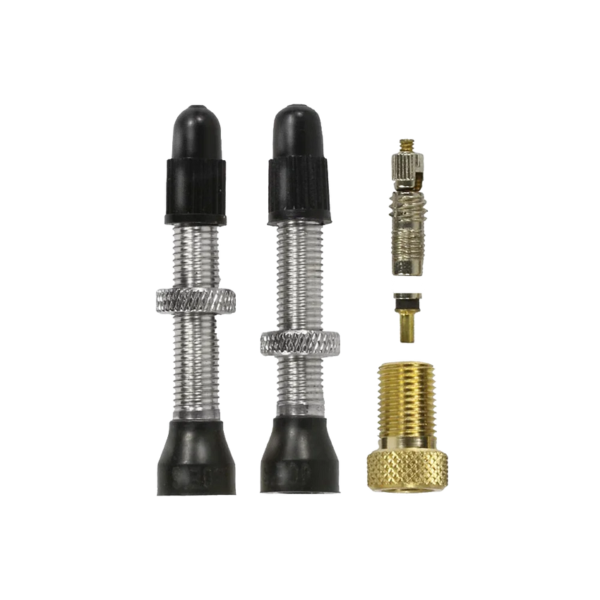(SEAL-VALVE) 2 Tubeless Presta Valves (32mm, 44mm, 60mm) Colors Available