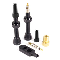 (SEAL-VALVE) 2 Tubeless Presta Valves (32mm, 44mm, 60mm) Colors Available