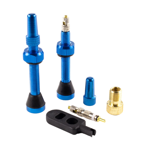 (SEAL-VALVE) 2 Tubeless Presta Valves (32mm, 44mm, 60mm) Colors Available