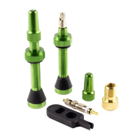 (SEAL-VALVE) 2 Tubeless Presta Valves (32mm, 44mm, 60mm) Colors Available