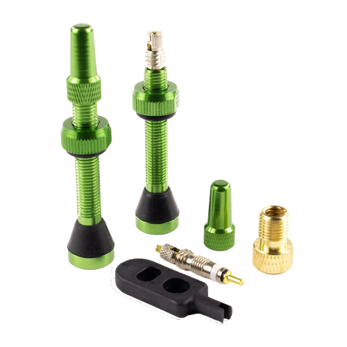 (SEAL-VALVE) 2 Tubeless Presta Valves (32mm, 44mm, 60mm) Colors Available