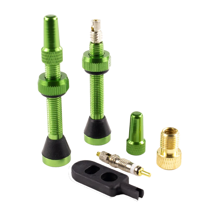(SEAL-VALVE) 2 Tubeless Presta Valves (32mm, 44mm, 60mm) Colors Available