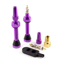 (SEAL-VALVE) 2 Tubeless Presta Valves (32mm, 44mm, 60mm) Colors Available