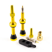 (SEAL-VALVE) 2 Tubeless Presta Valves (32mm, 44mm, 60mm) Colors Available