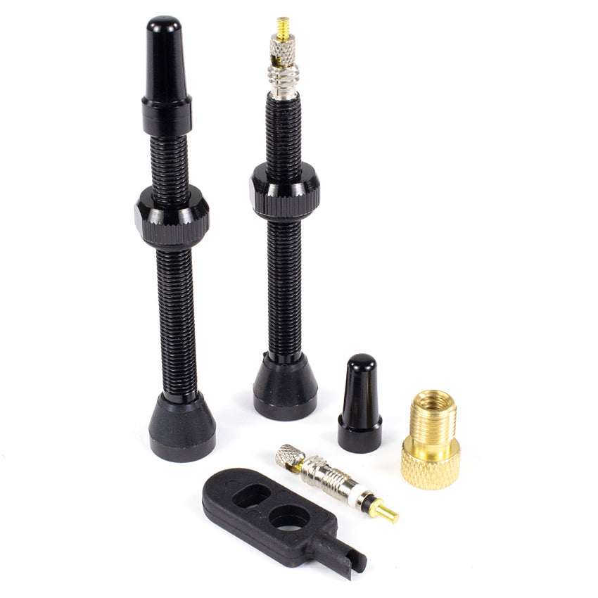 (SEAL-VALVE) 2 Tubeless Presta Valves (32mm, 44mm, 60mm) Colors Available