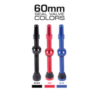 (SEAL-VALVE) 2 Tubeless Presta Valves (32mm, 44mm, 60mm) Colors Available