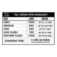 (TSL-1300M) True 1300 MTB Headlight