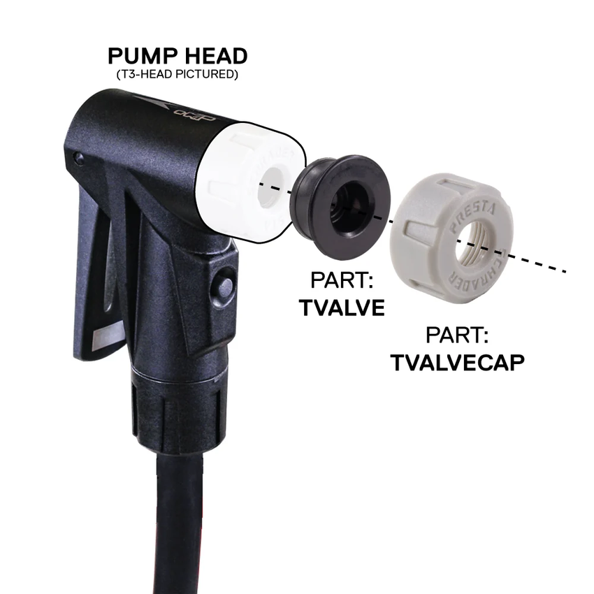 (TVALVE-CAP) Air Force Floor Pump Valve Cap