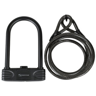 (ULC-165C) Combination U-Lock With Cable