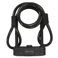 (ULC-165C) Combination U-Lock w/ Cable